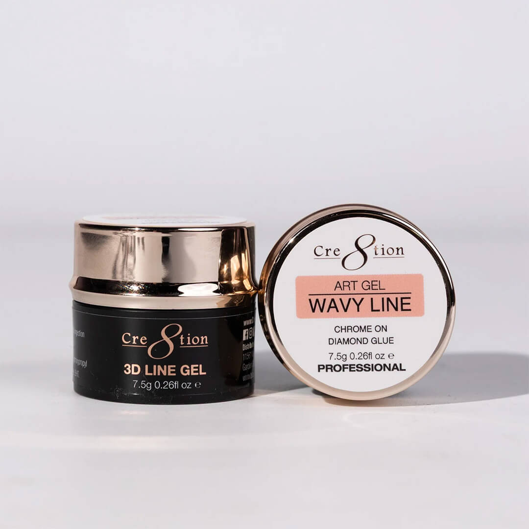 Cre8tion Art Gel Wavy Line, 3D line Gel 0.26 oz