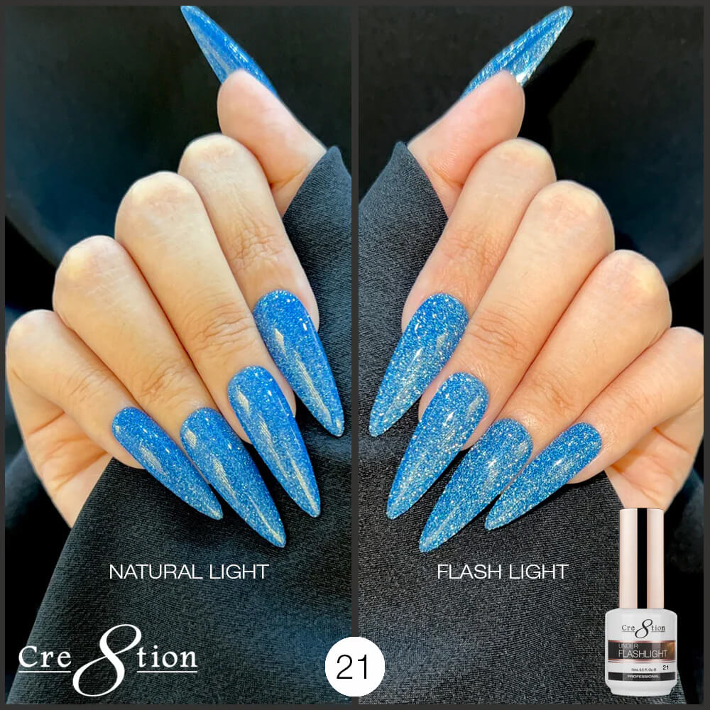 Cre8tion Soak Off Gel 0.5 Oz - Under Flash Light *Pick Your Colors*