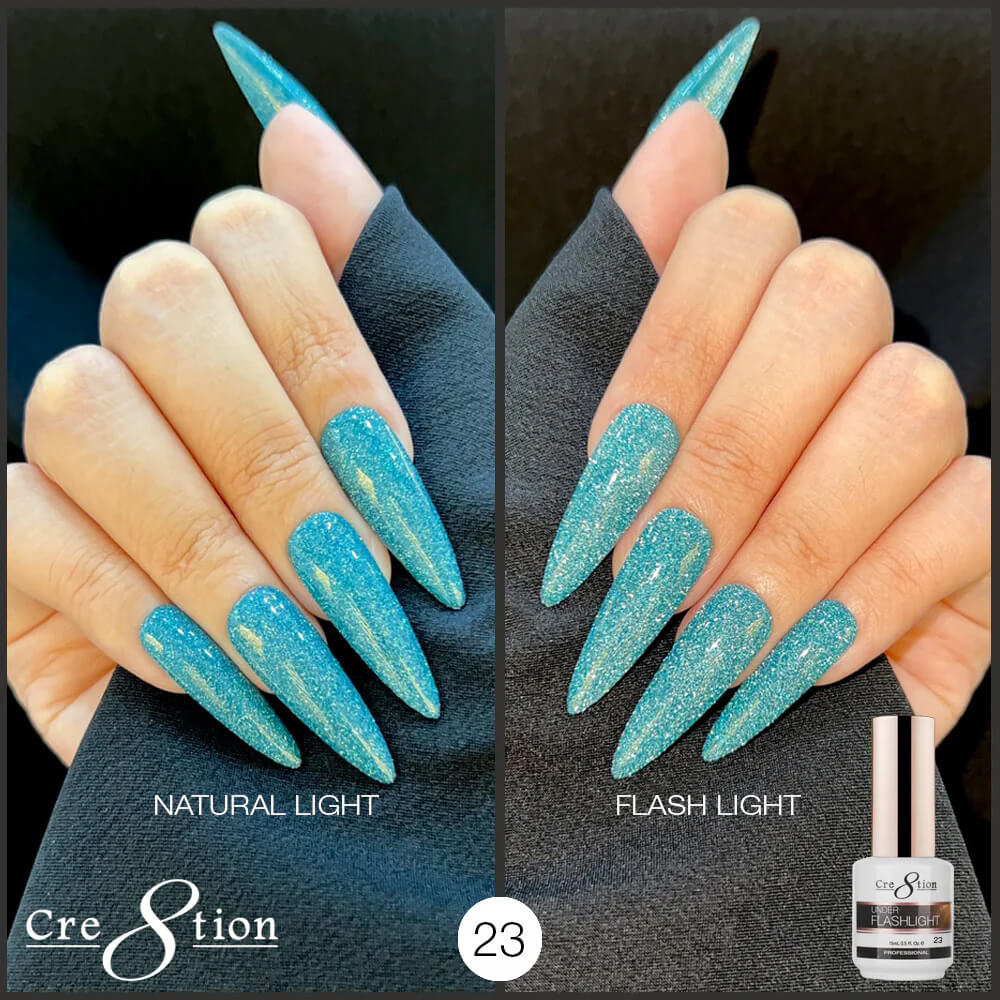 Cre8tion Soak Off Gel 0.5 Oz - Under Flash Light *Pick Your Colors*