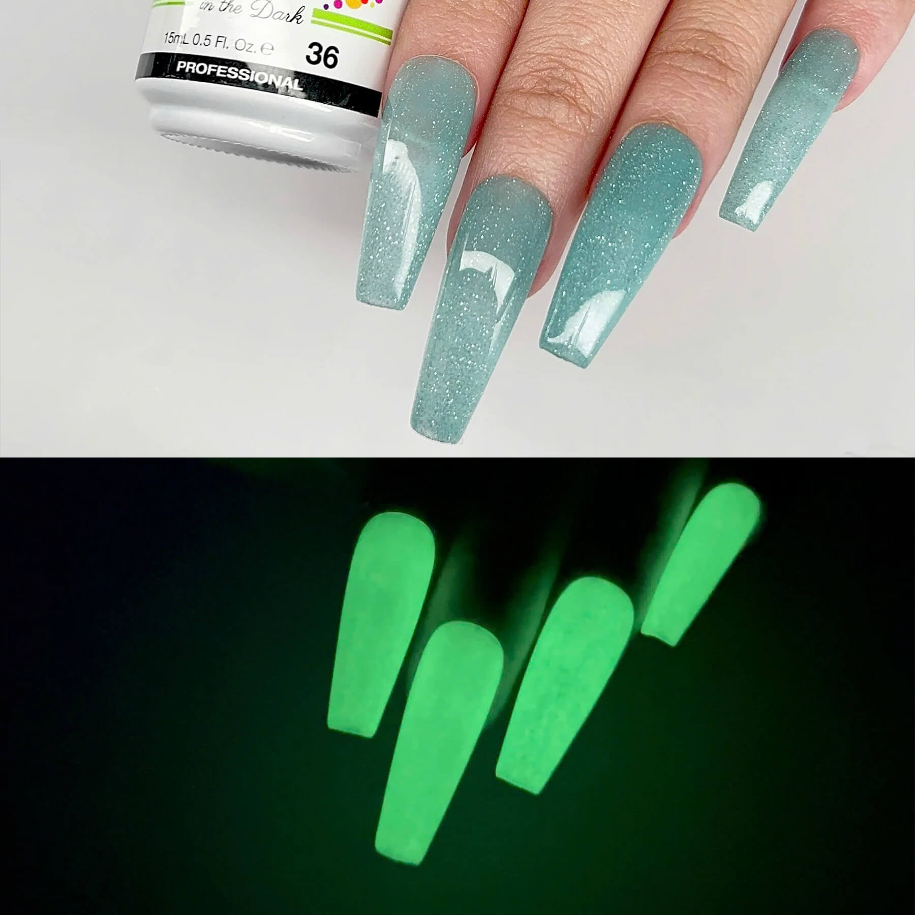 Cre8tion Glow In The Dark Soak Off Gel .5 oz *Pick Your Colors*