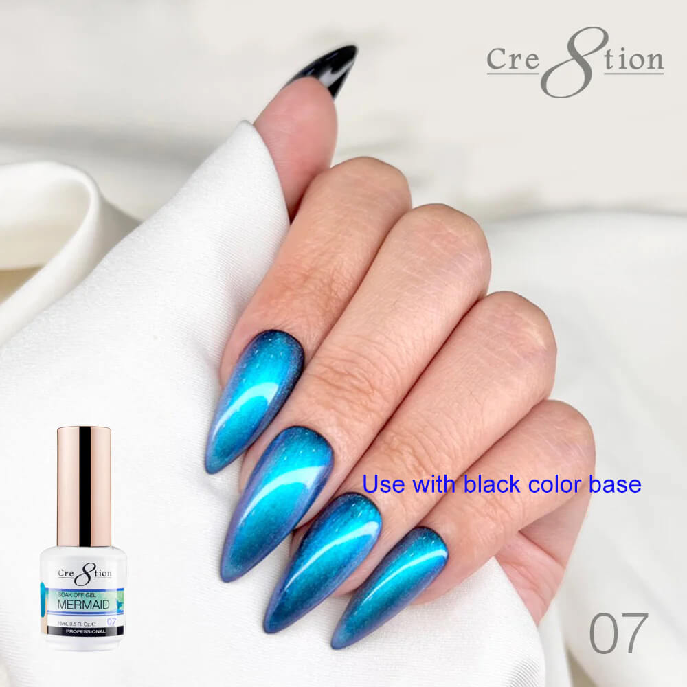 Cre8tion Soak Off Gel - Mermaid Collection #07