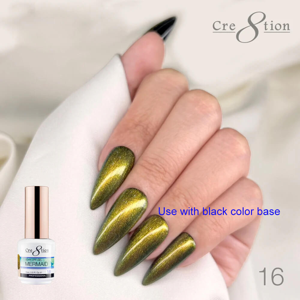 Cre8tion Soak Off Gel - Mermaid Collection *Pick Your Colors*