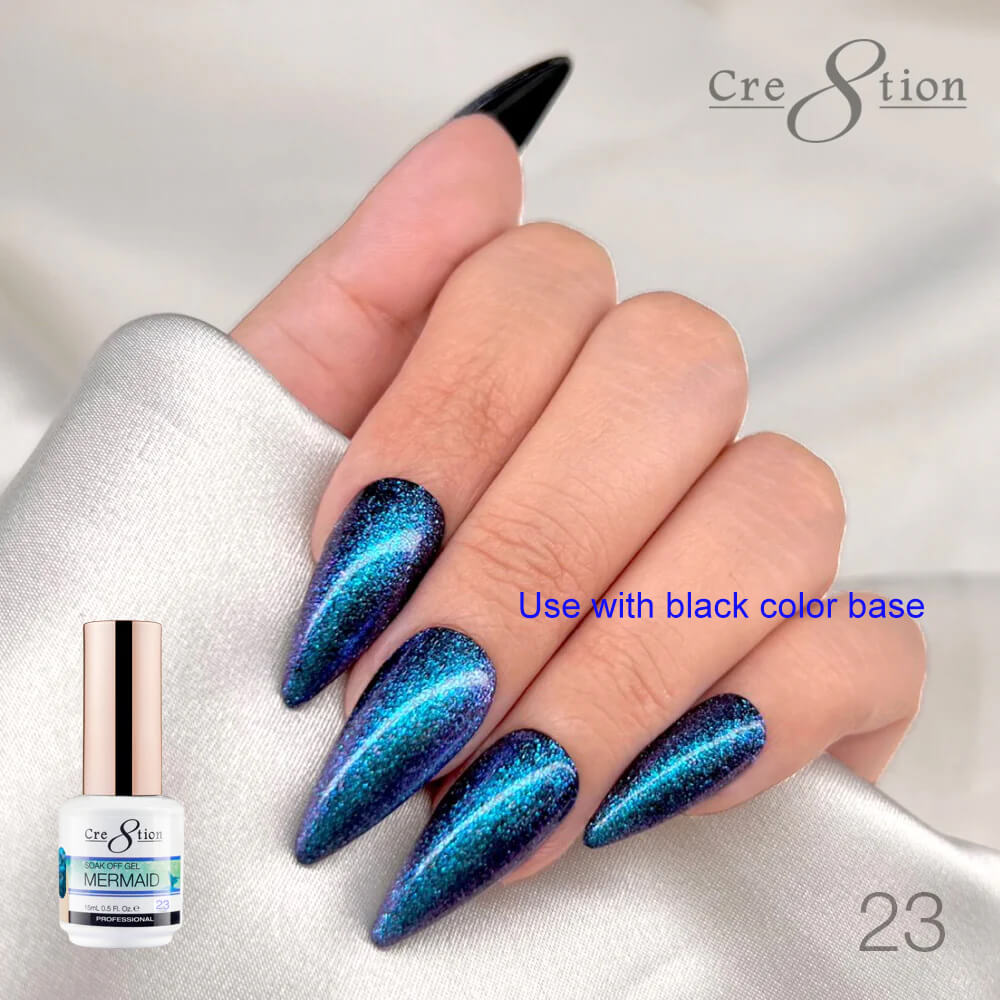 Cre8tion Soak Off Gel - Mermaid Collection *Pick Your Colors*