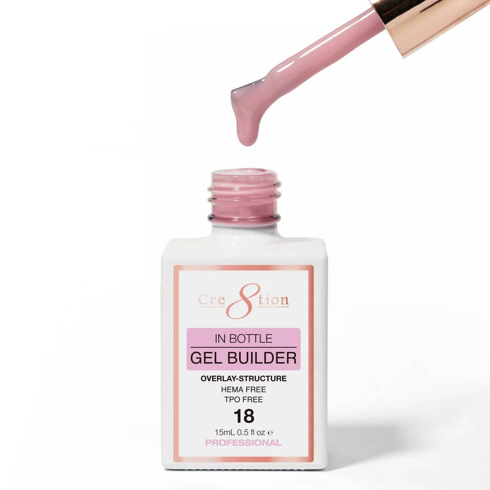 Cre8tion In Bottle Gel Builder Overlay Structure 0.5 Oz #18