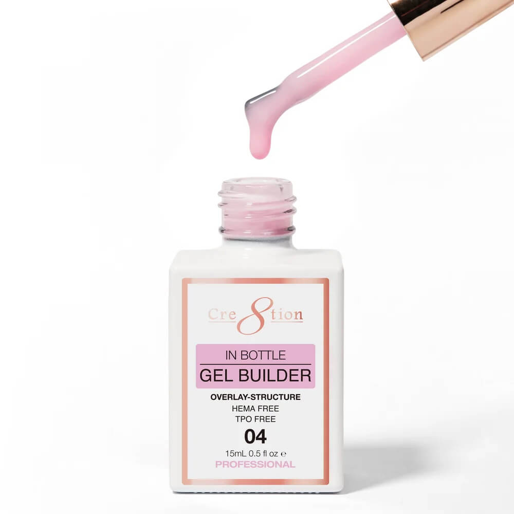 Cre8tion In Bottle Gel Builder Overlay Structure 0.5 Oz #04