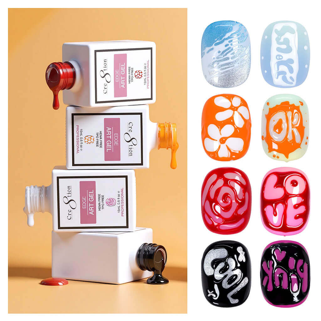 Cre8tion The Edge Art Gel 0.5 oz - Orange