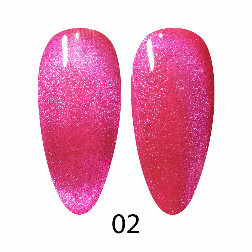 DND DC Gel Polish 9D Cat Eye 0.5 Oz - Smoothie #02 – Bejeweled