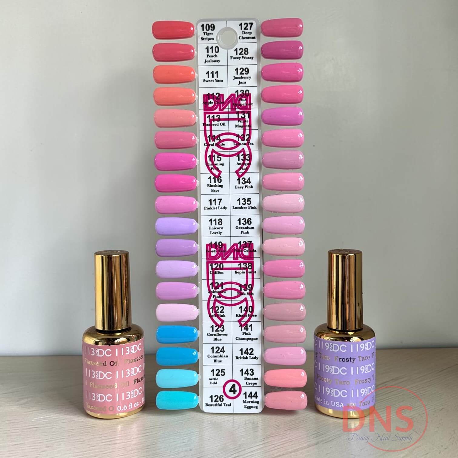 DC Gel Polish ONLY - Set 36 Colors from #109 --> #144 + free Color chart