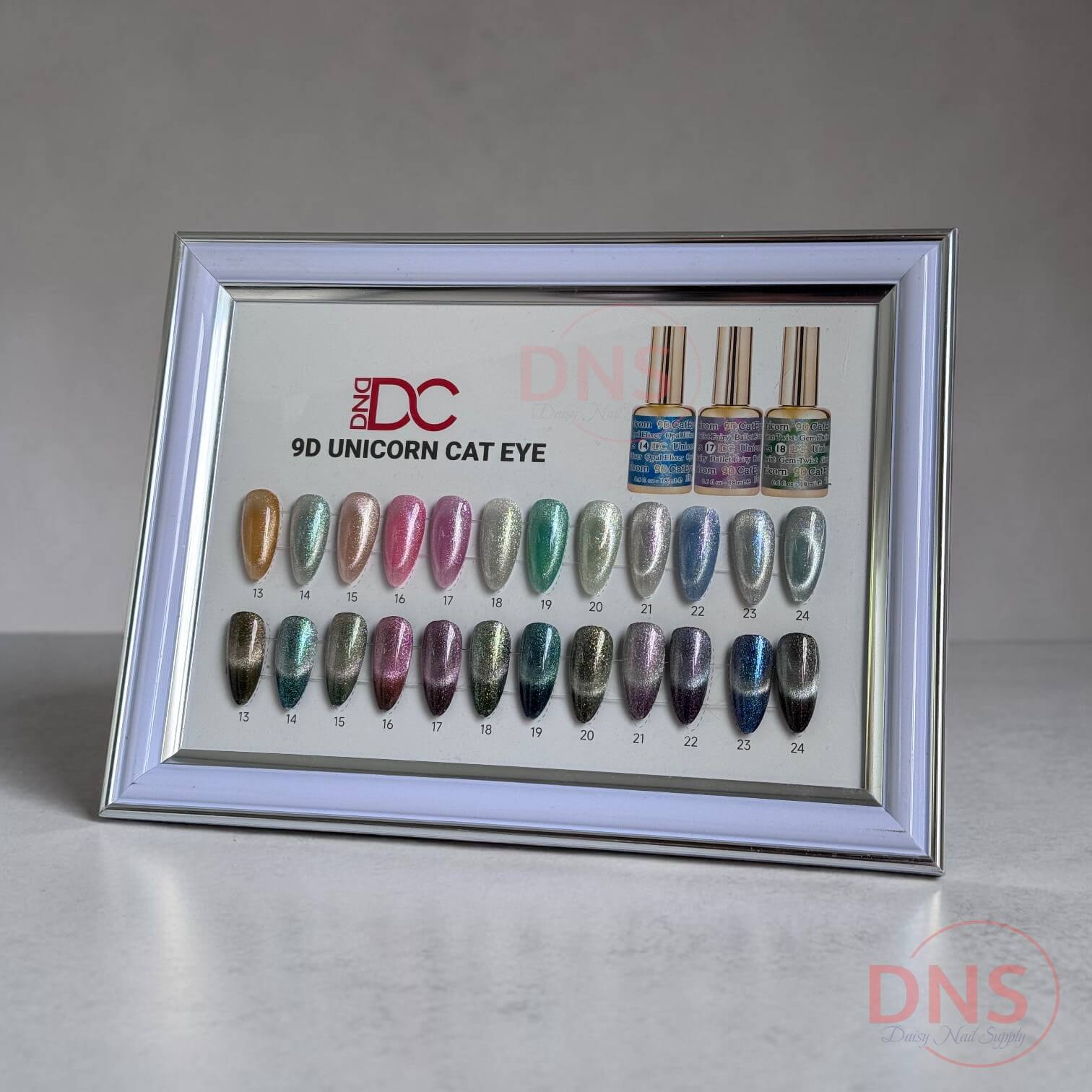 DC Gel Polish 9D Cat Eye 0.5 Oz - Unicorn Collection 12 Colors (#13-->#24)