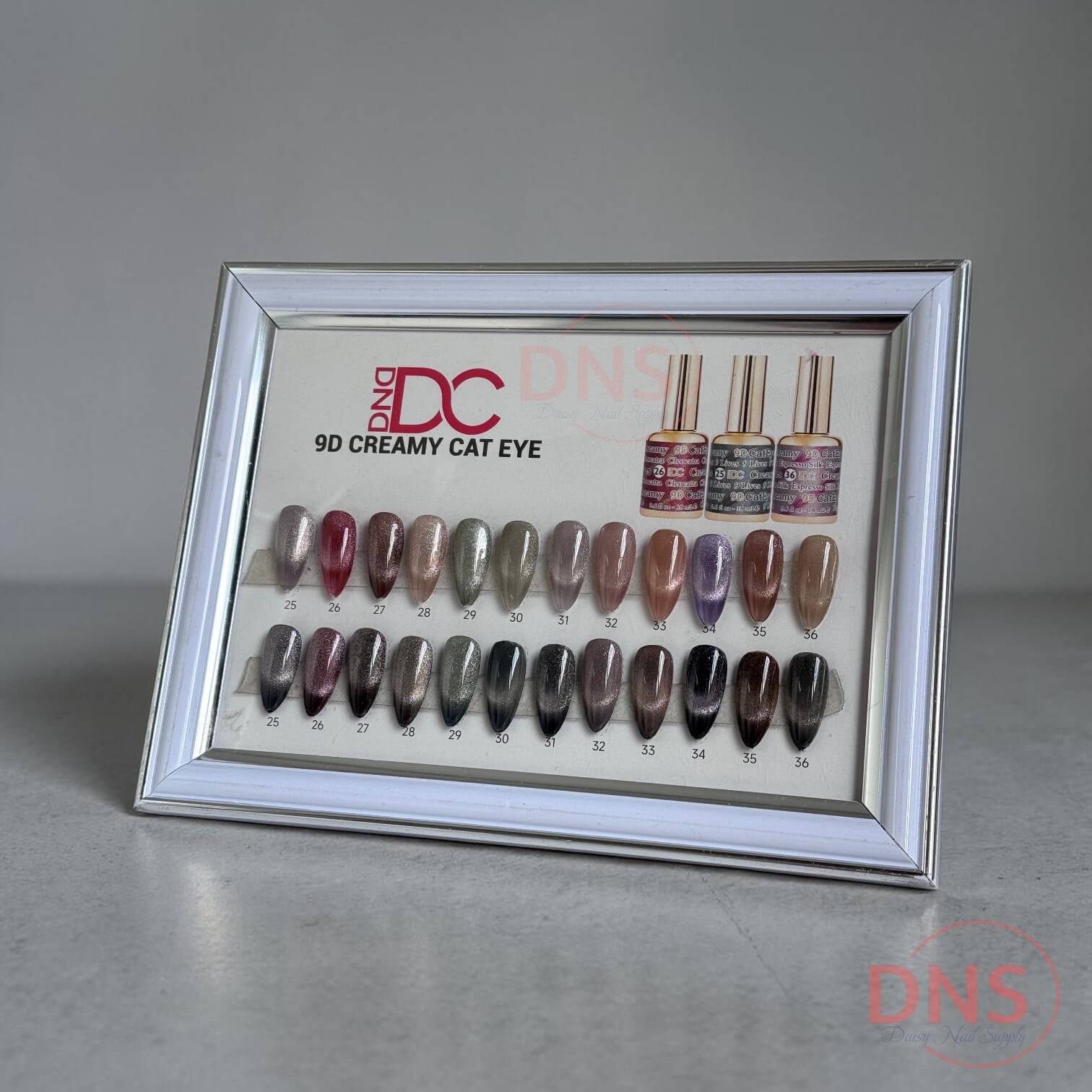 DC Gel Polish 9D Cat Eye 0.5 Oz - Creammy Collection 12 Colors (#25-->#36)