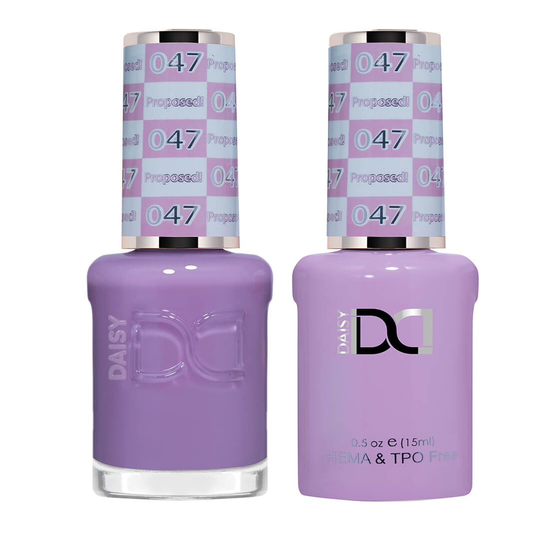 DND DUO Gel & Matching Nail Lacquer HEMA FREE - #047