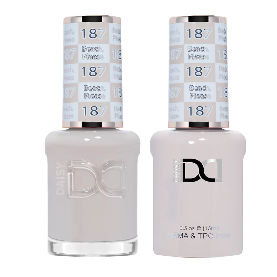 DND DUO Gel & Matching Nail Lacquer HEMA FREE - #187