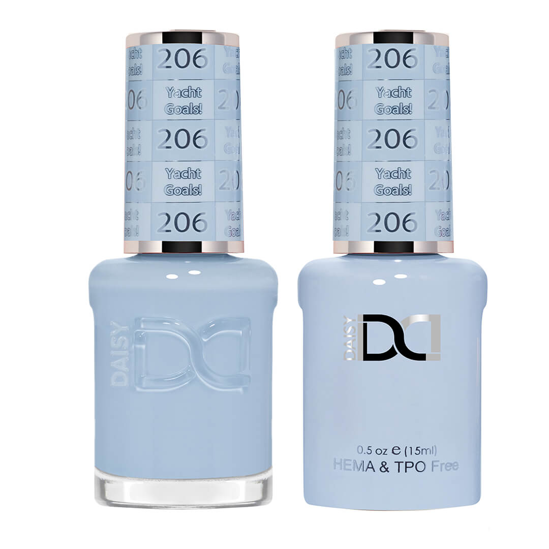DND DUO Gel & Matching Nail Lacquer HEMA FREE - #206
