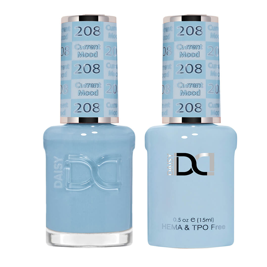 DND DUO Gel & Matching Nail Lacquer HEMA FREE - #208
