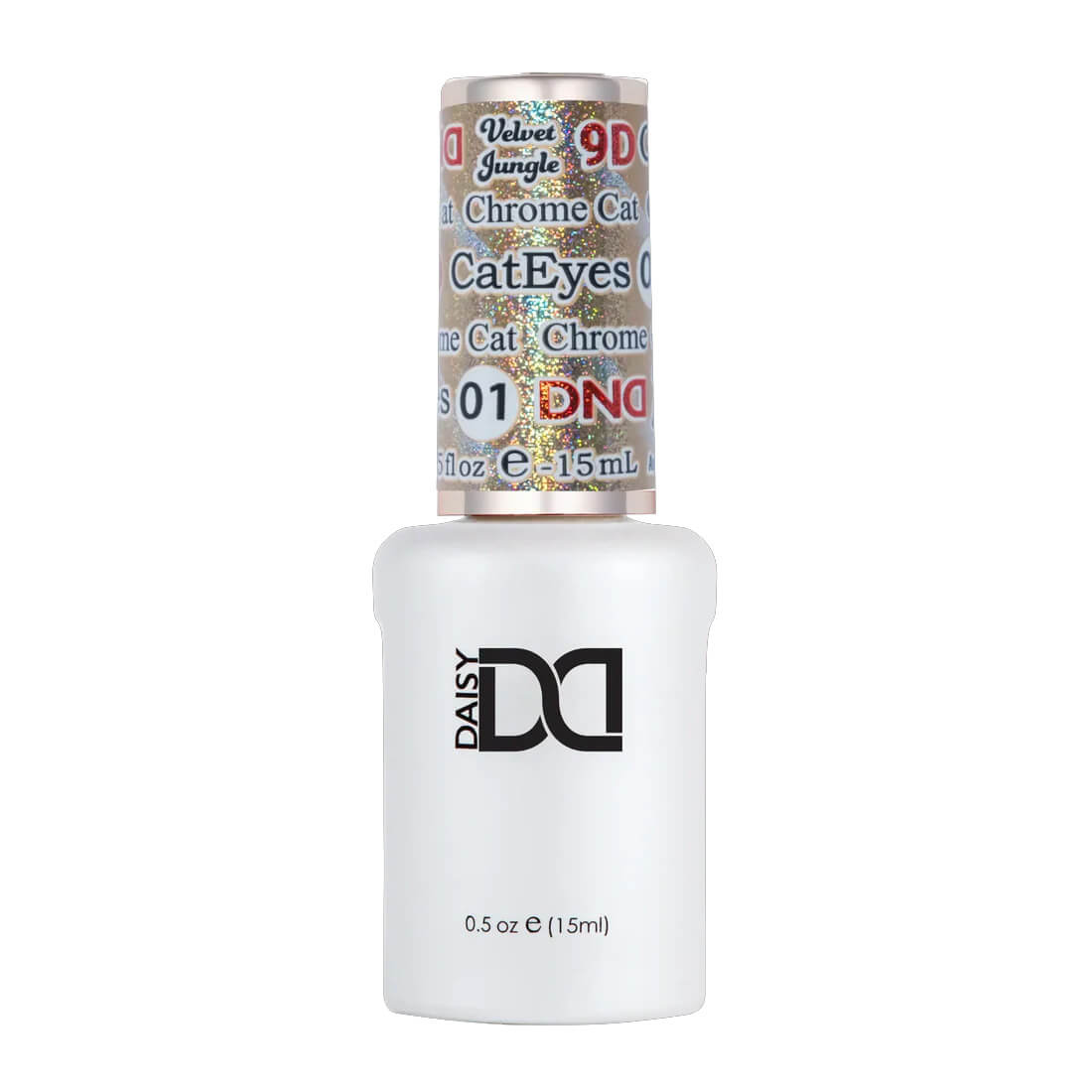DND Gel Polish 9D Cat Eye Velvet Jungle - #01 Chrome Cat
