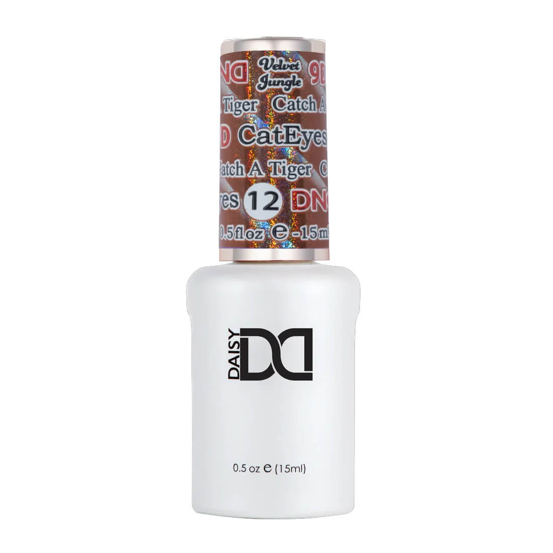 DND Gel Polish 9D Cat Eye Velvet Jungle - #12 Catch A Tiger