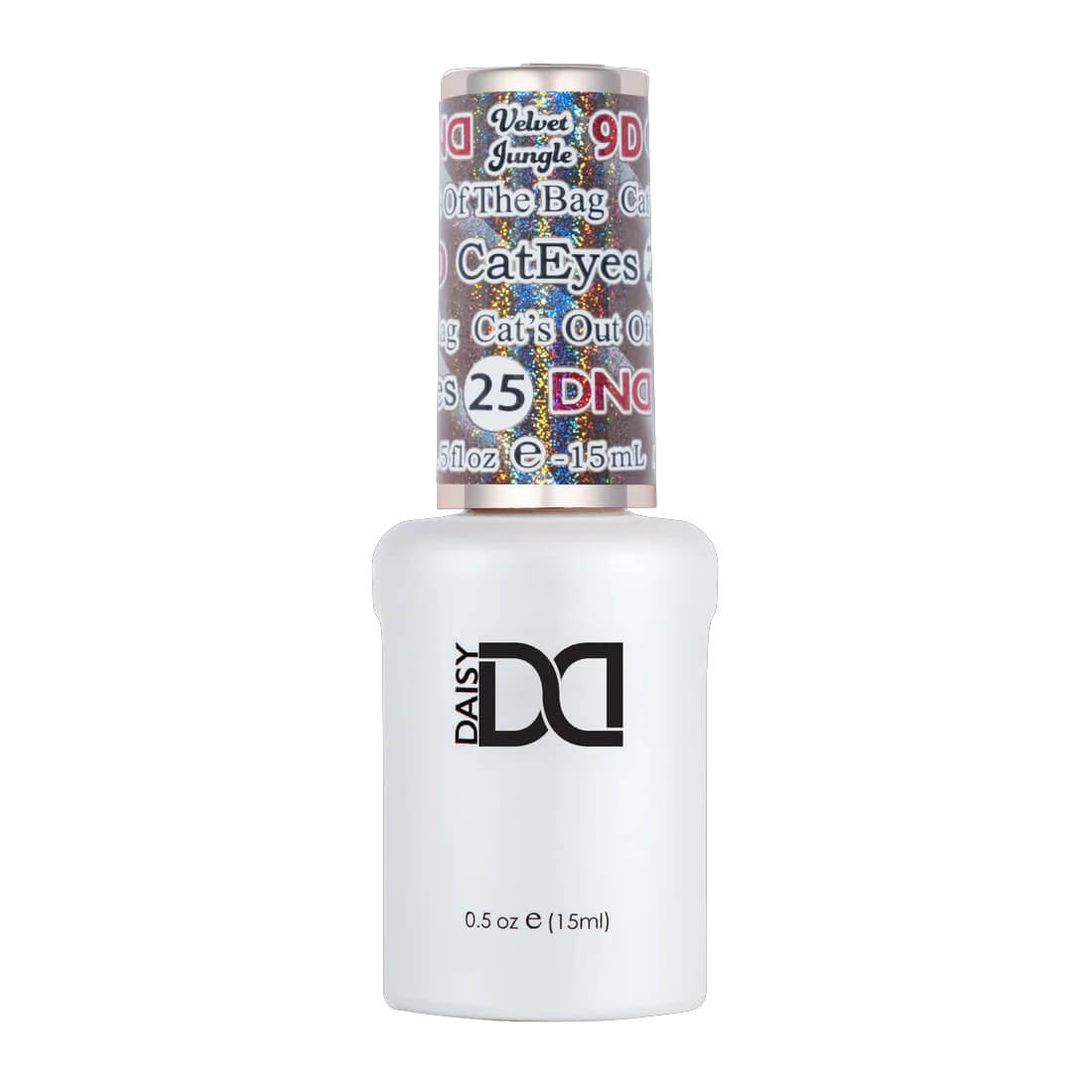 DND Gel Polish 9D Cat Eye Velvet Jungle - #25 Cat's Out Of The Bag
