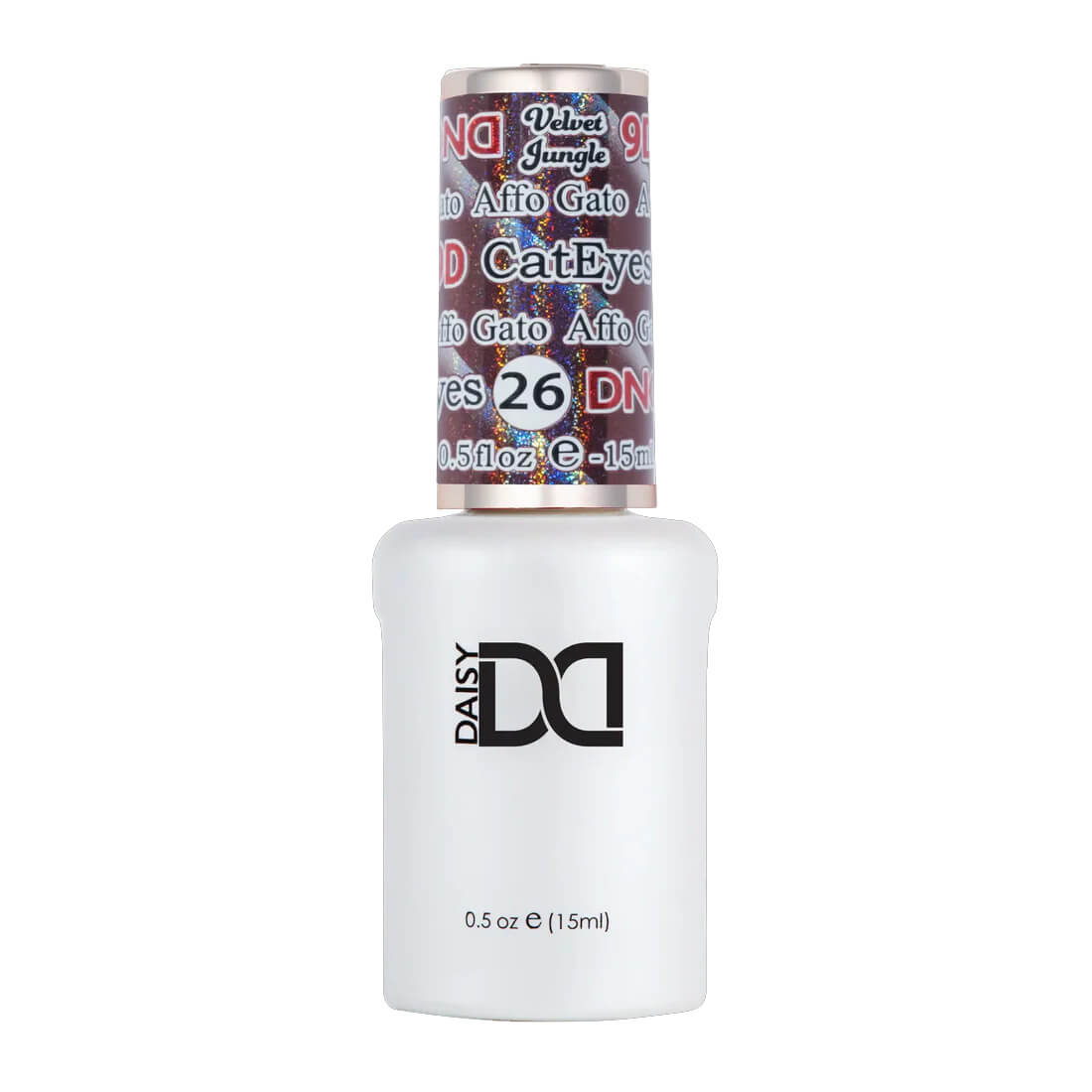 DND Gel Polish 9D Cat Eye Velvet Jungle - #26 Affo Gato