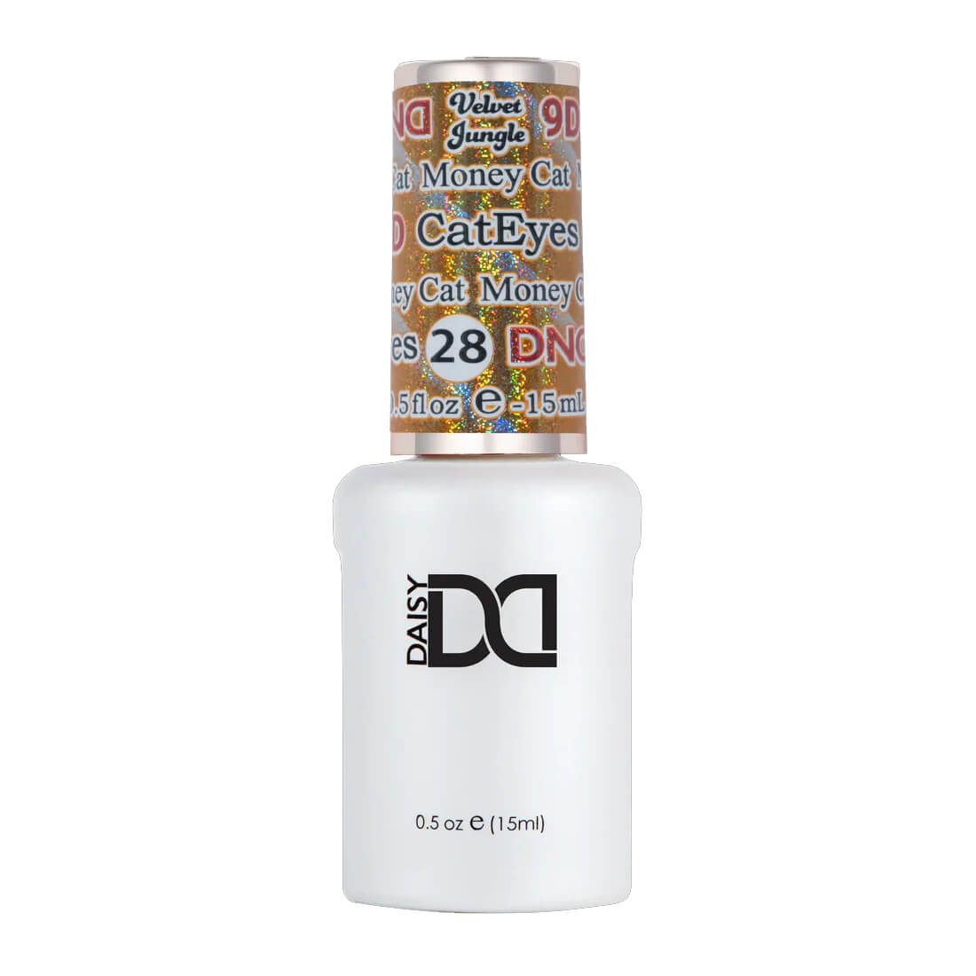 DND Gel Polish 9D Cat Eye Velvet Jungle - #28 Money Cat