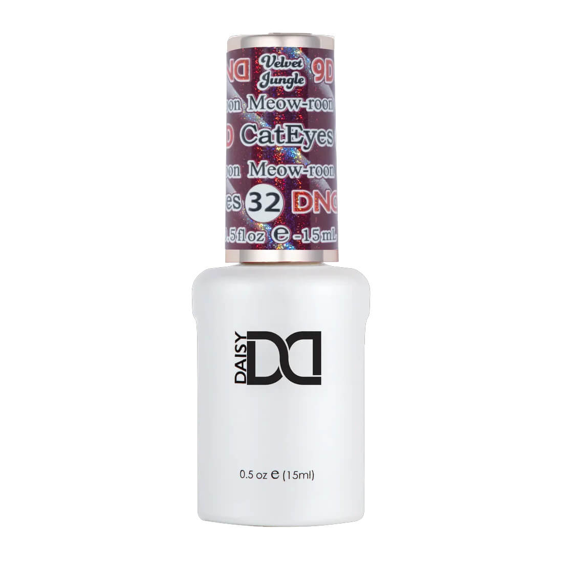DND Gel Polish 9D Cat Eye Velvet Jungle - #32 Meow-roon