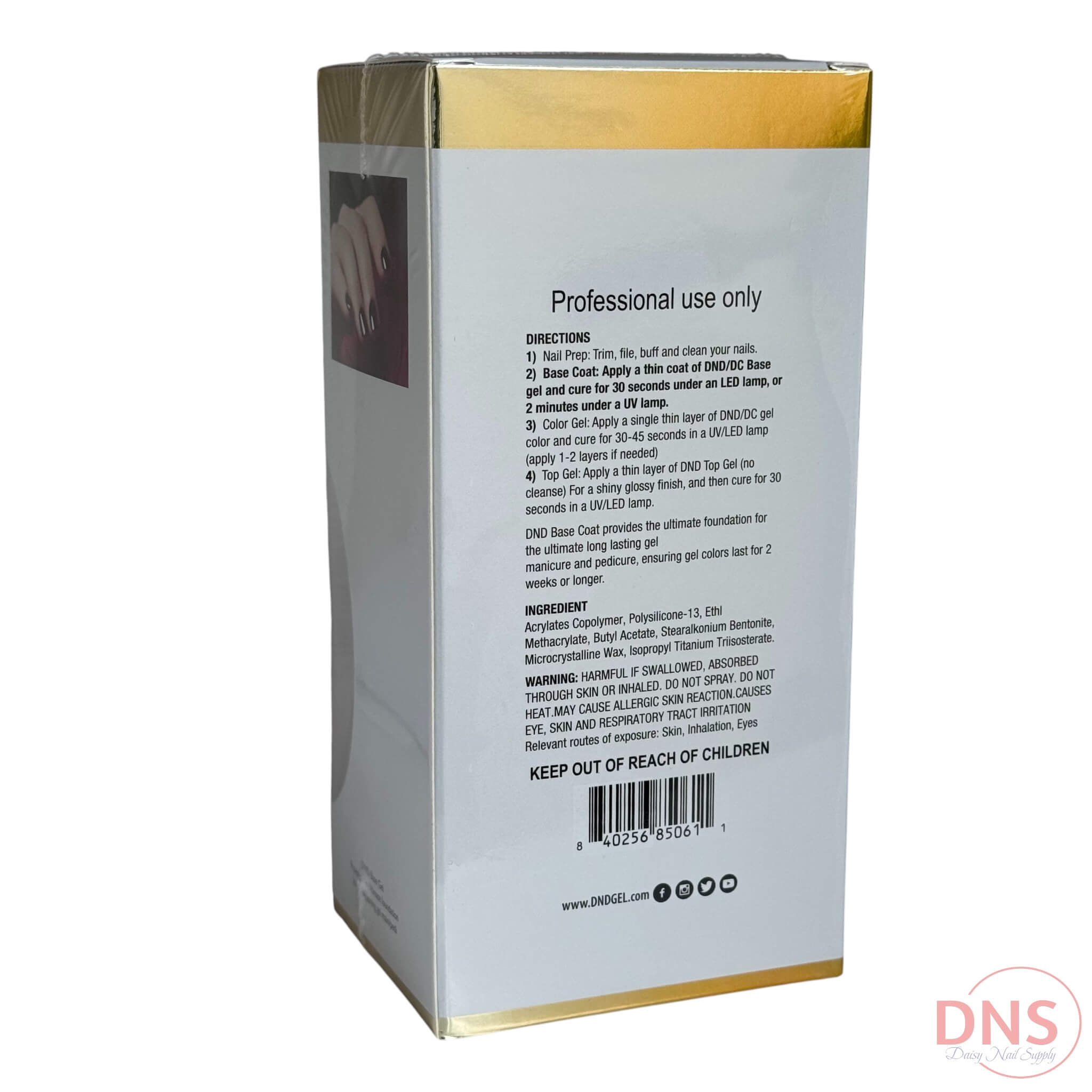 DND Base Gel Ultimate Foundation Refill 8 fl oz