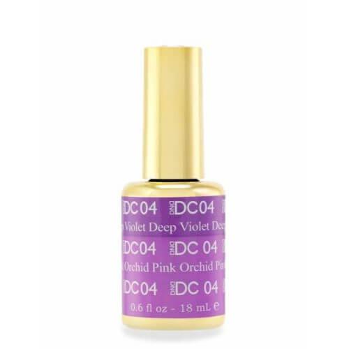 DND DC Mood Changing Color Gel Polish 0.5 oz - #04 Violet Deep Pink Orchid