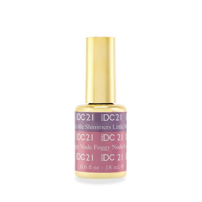DND DC Mood Changing Color Gel Polish 0.5 oz - #21 Little Shimmers To Foggy Nude