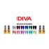 DND Diva Gel Nail Polish 9D Cat Eye Glassball Collection Set 12 Colors + 1 Magnet + 1 Color Chart