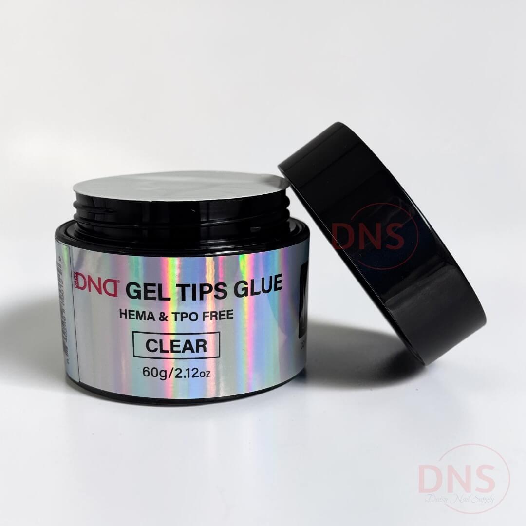 DND Gel Tips Glue in Jar 2.12 oz - Clear