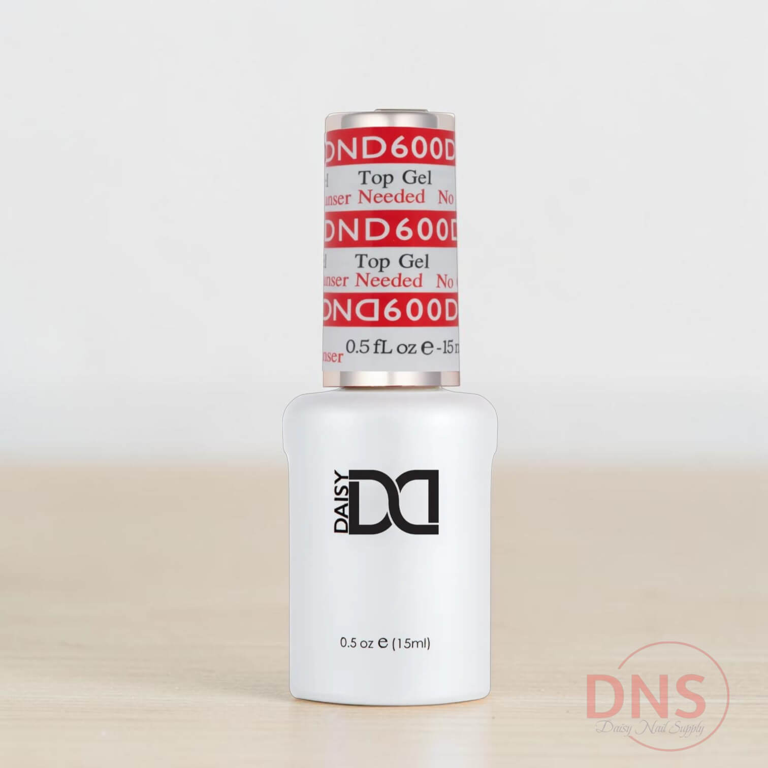DND Soak Off Gel Top Coat No Cleanse 0.5 Oz #600