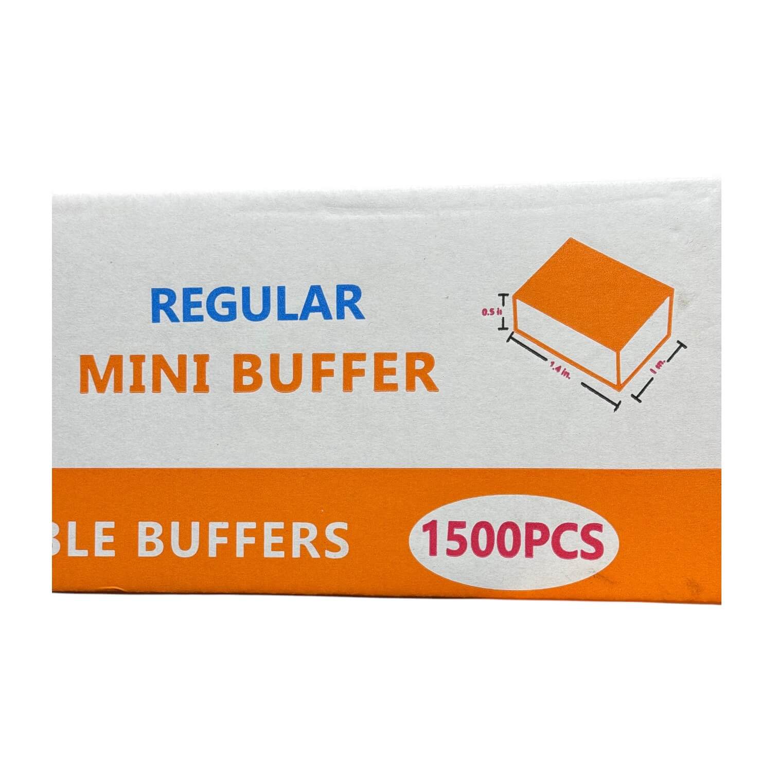 DND Orange Mini Buffer Grit 100/100 (1500pcs/Case)