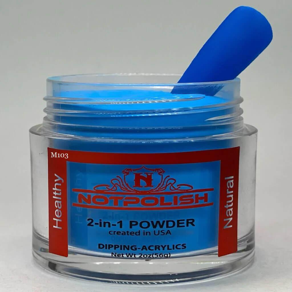 NotPolish Dip Powder 2 Oz - M 103 Brain Freeze