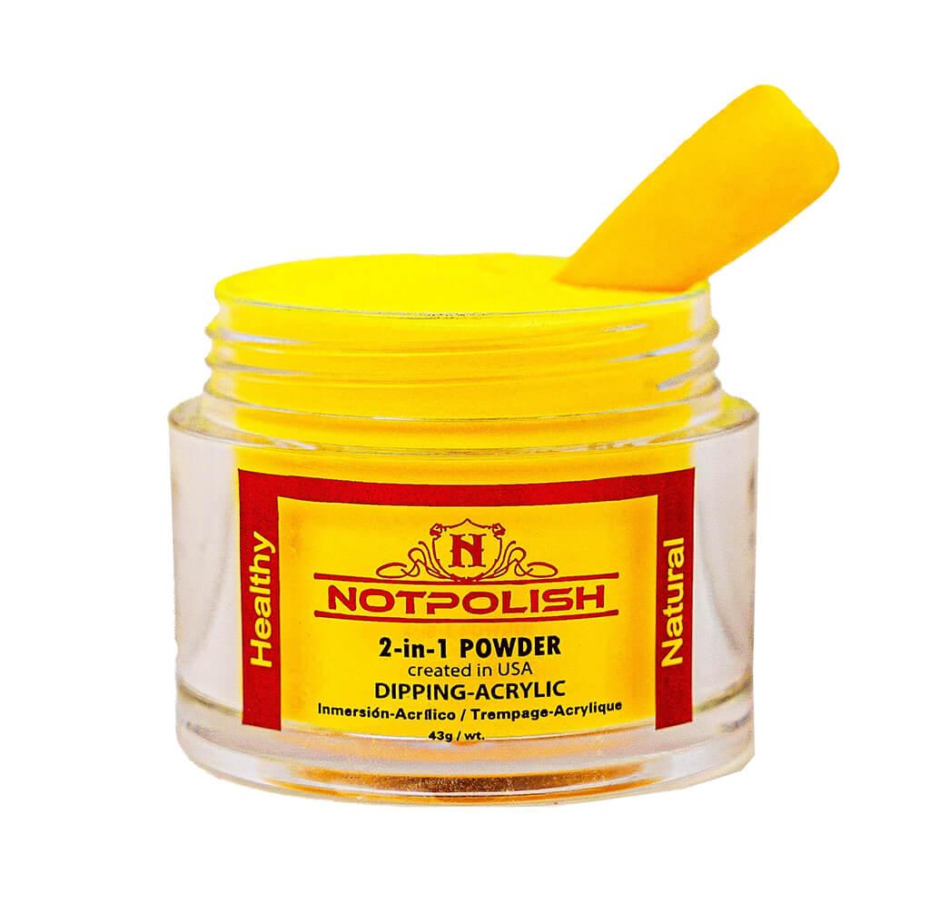 NotPolish Dip Powder 2 Oz - M 104 Yellow Mamba