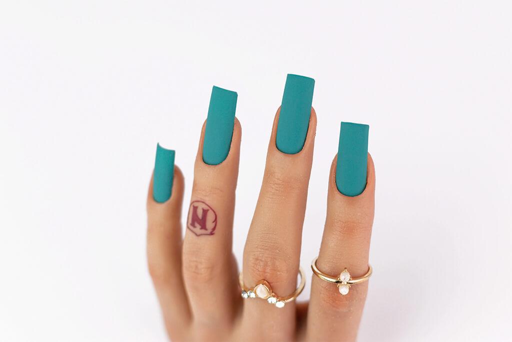 NotPolish Dip Powder 2 Oz - M 106 I Don't Kiss & Teal