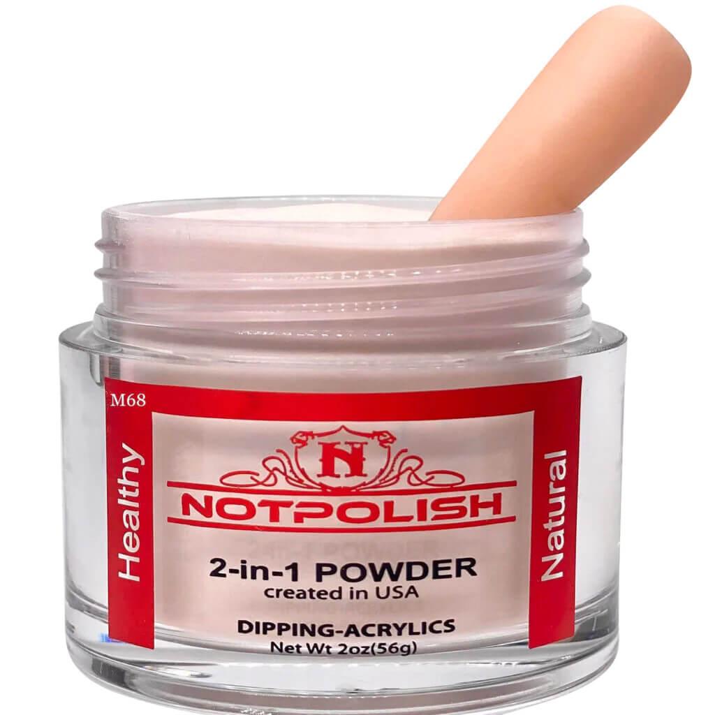 NotPolish Dip Powder 2 Oz - M 68 Peeky Nude