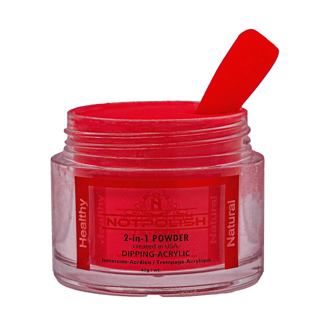 NotPolish Dip Powder 2 Oz - M 76 Red Cap