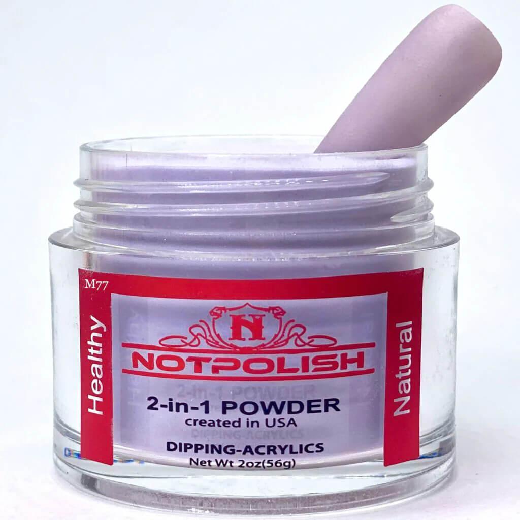 NotPolish Dip Powder 2 Oz - M 77 Icy Cold