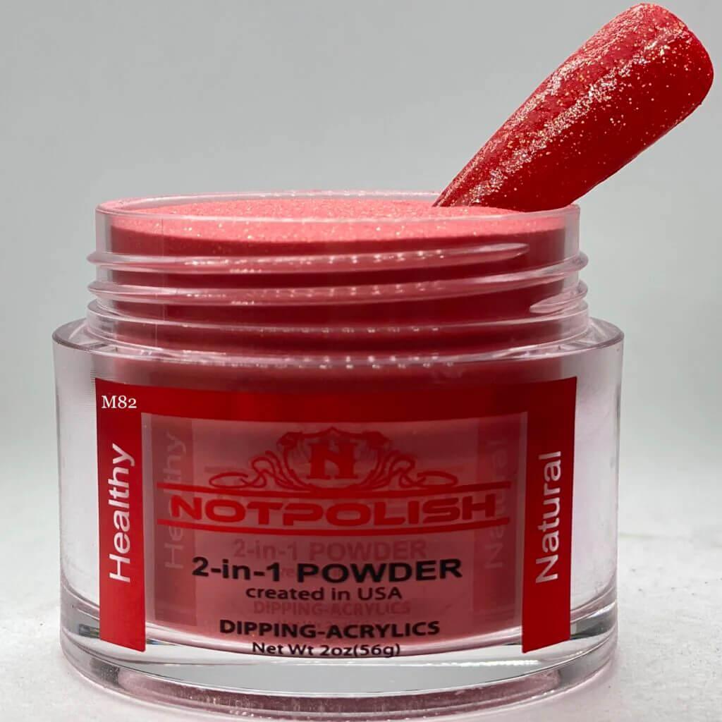 NotPolish Dip Powder 2 Oz - M 82 Hot Tamale