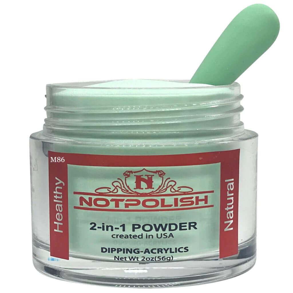 NotPolish Dip Powder 2 Oz - M 86 Blooming Mint