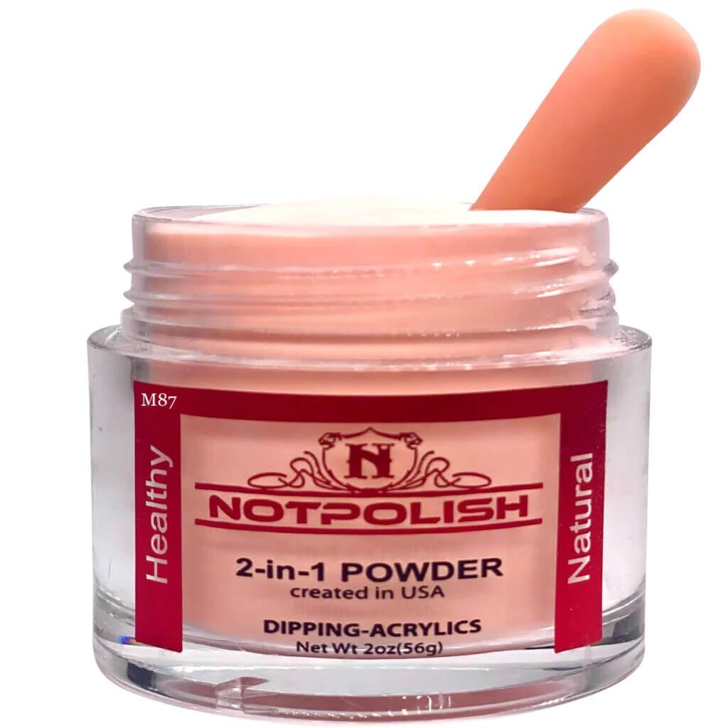 NotPolish Dip Powder 2 Oz - M 87 Coral Pink