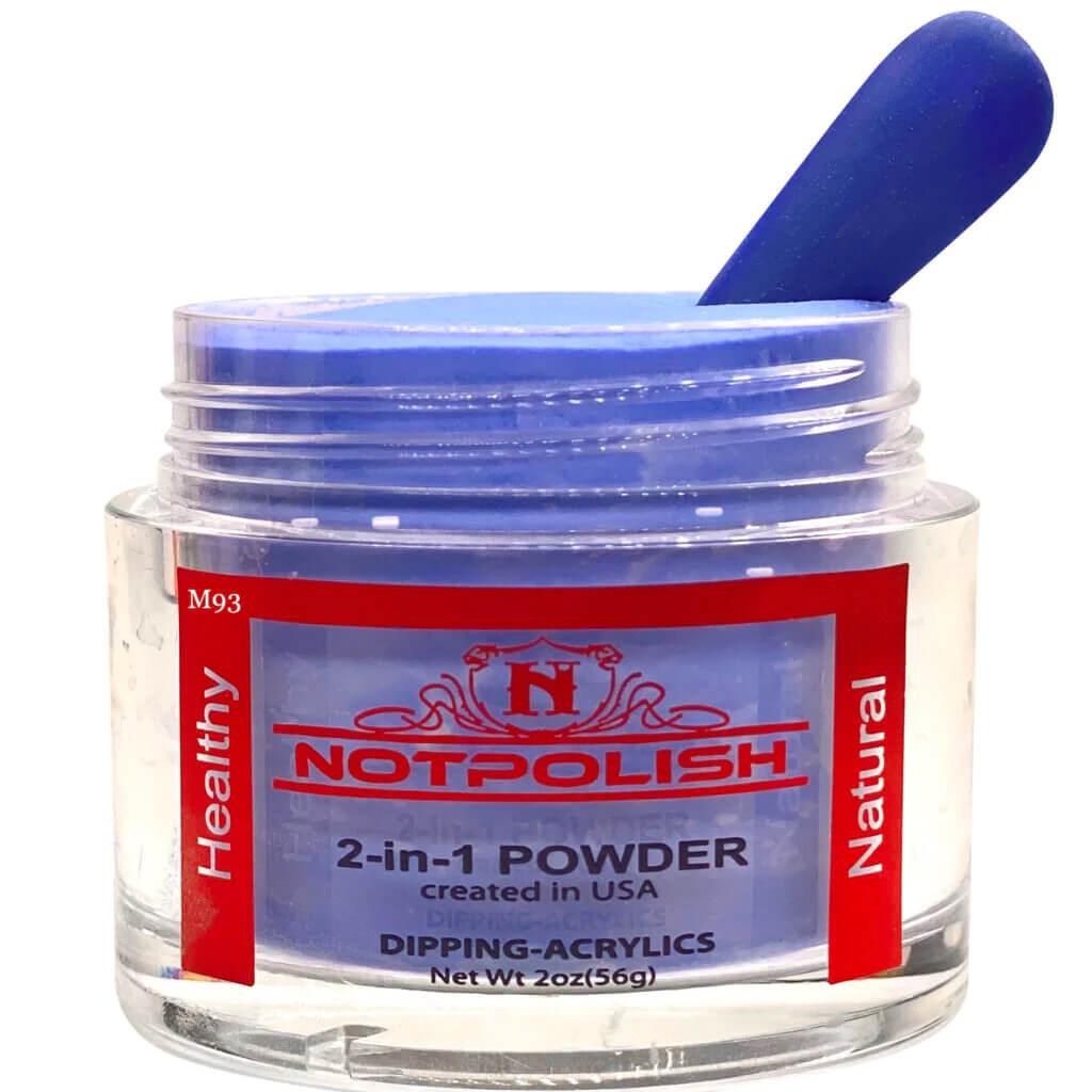 NotPolish Dip Powder 2 Oz - M 93 Lush Blue