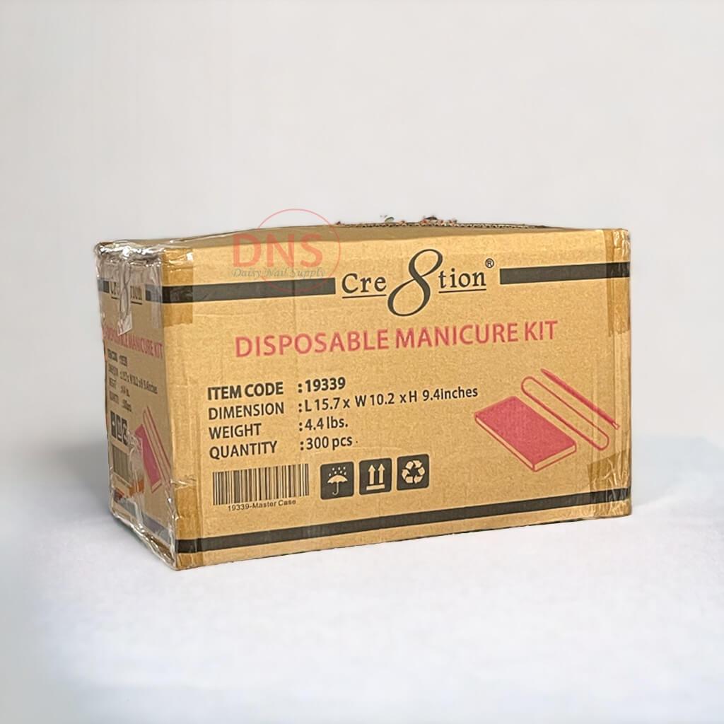 Cre8tion Disposable Manicure Kit Item #19339 (Case of 300)