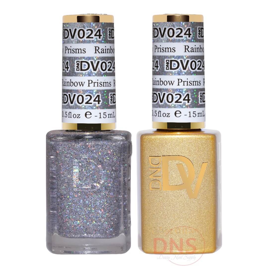 Diva Duo 1 Nail Lacquer + 1 Gel Polish - #024 Rainbow Prisms