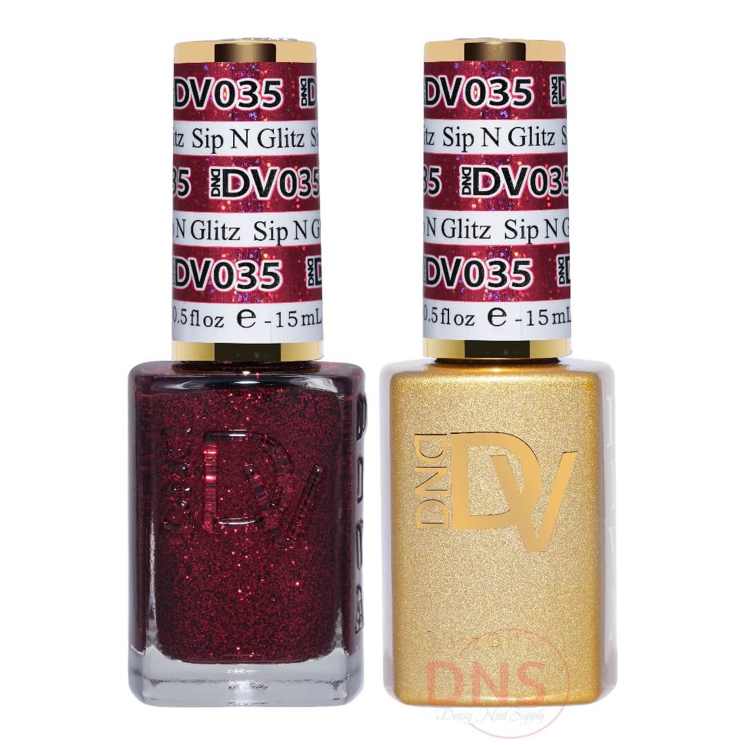 Diva Duo 1 Nail Lacquer + 1 Gel Polish - #035 Sip N Glitz