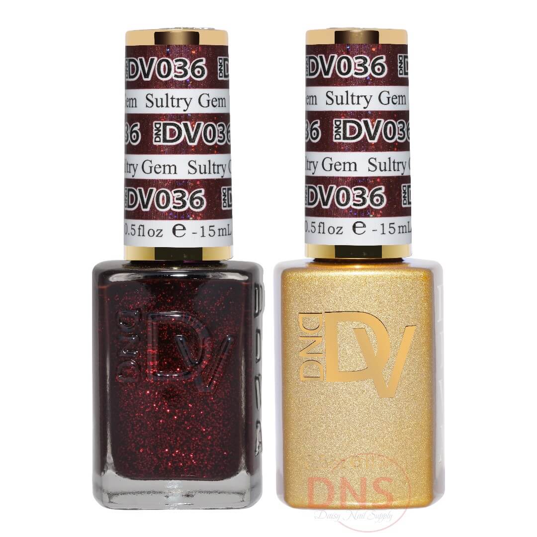 Diva Duo 1 Nail Lacquer + 1 Gel Polish - #036 Sultry Gem