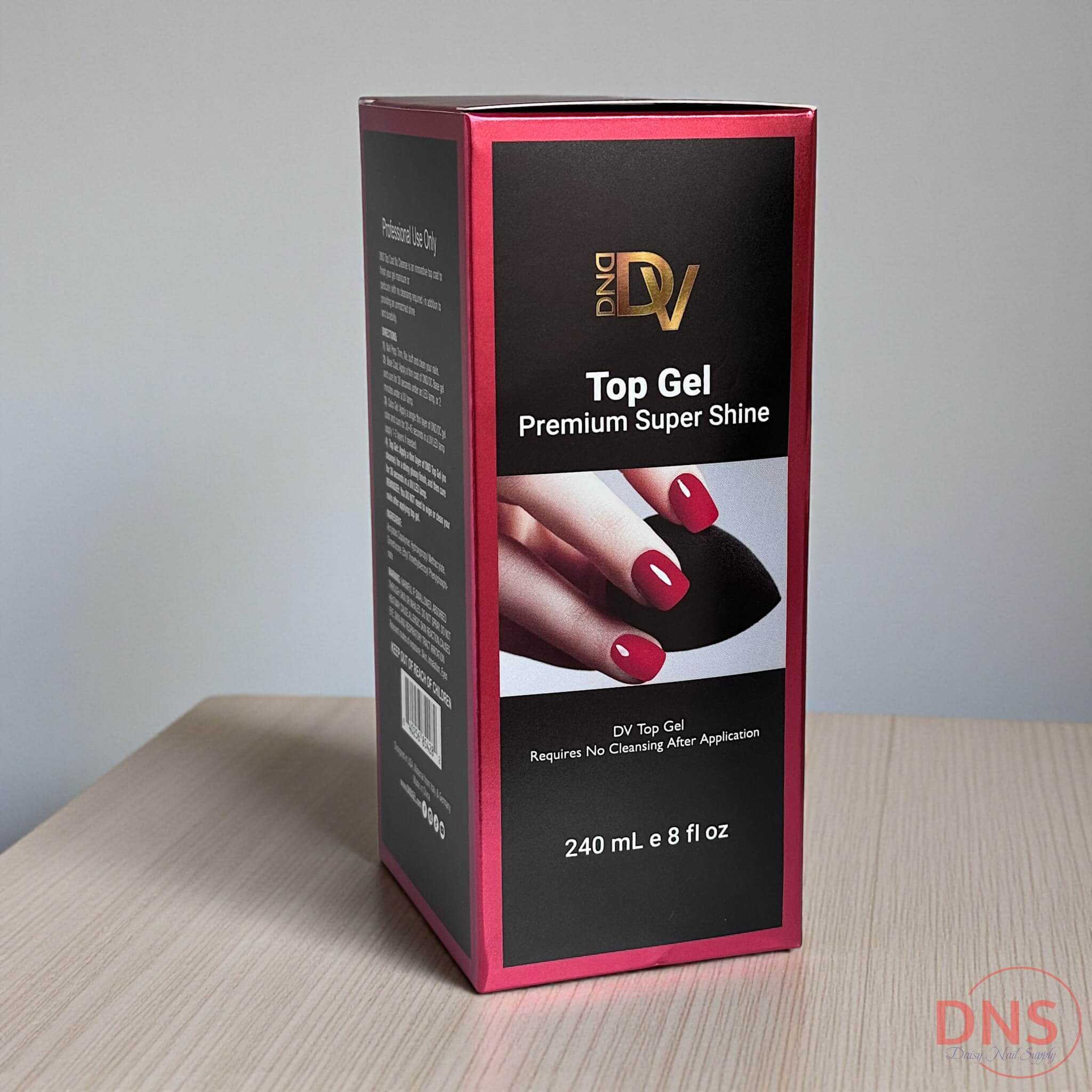 DND Diva Top Gel Premium Super Shine Refill 8 Fl Oz