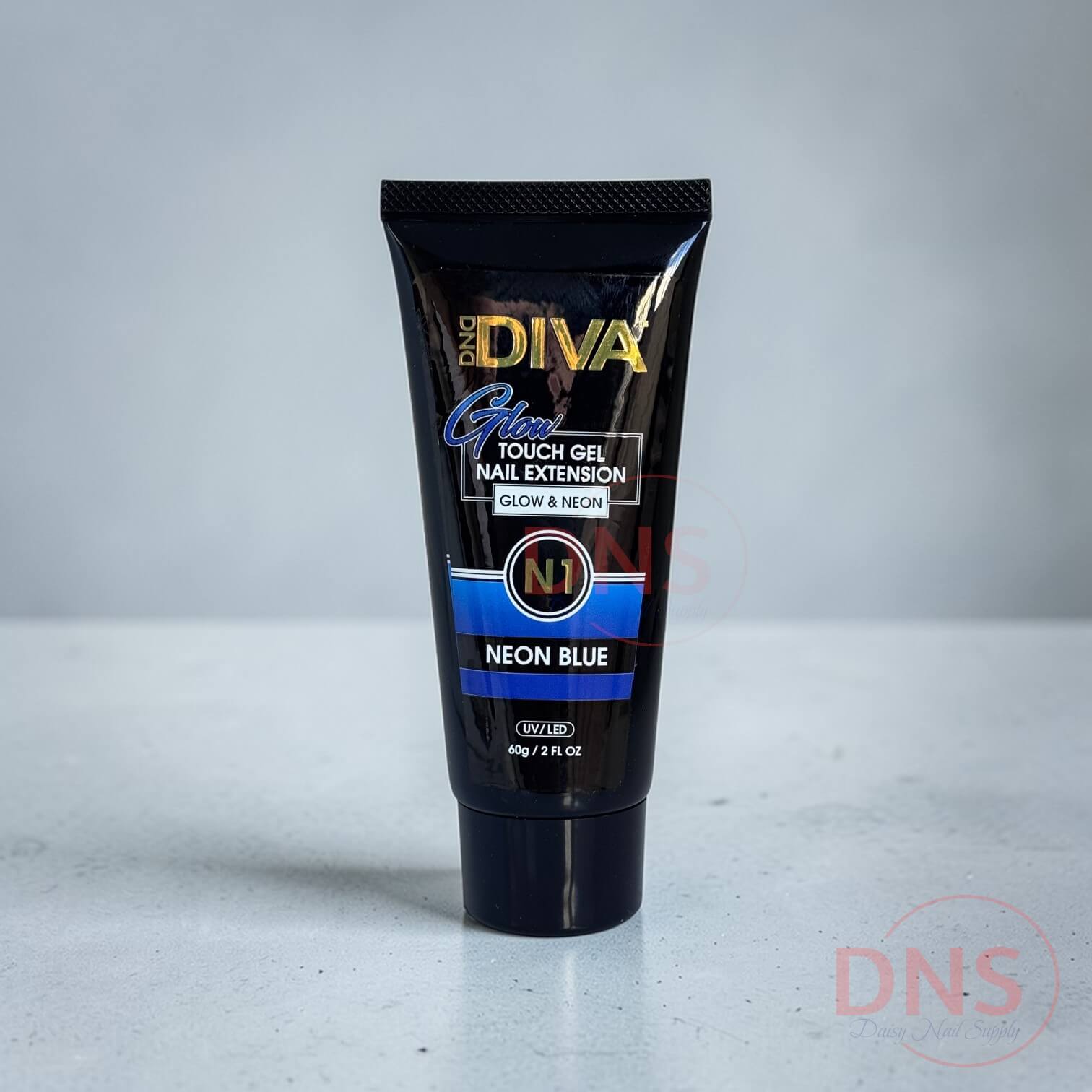 Diva Touch Gel Nail Extension 2 Fl Oz - N1 Neon Blue