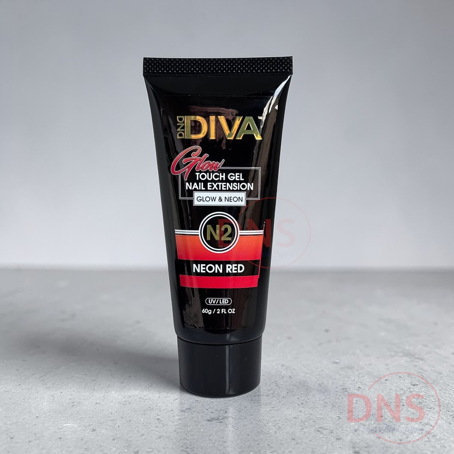 Diva Touch Gel Nail Extension 2 Fl Oz - N2 Neon Red