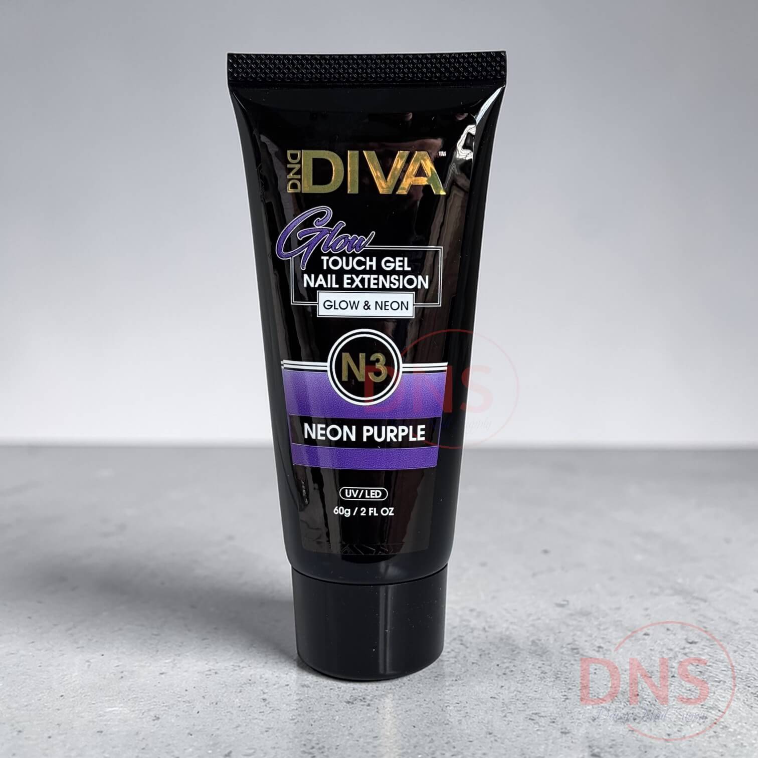 Diva Touch Gel Nail Extension 2 Fl Oz - N3 Neon Purple