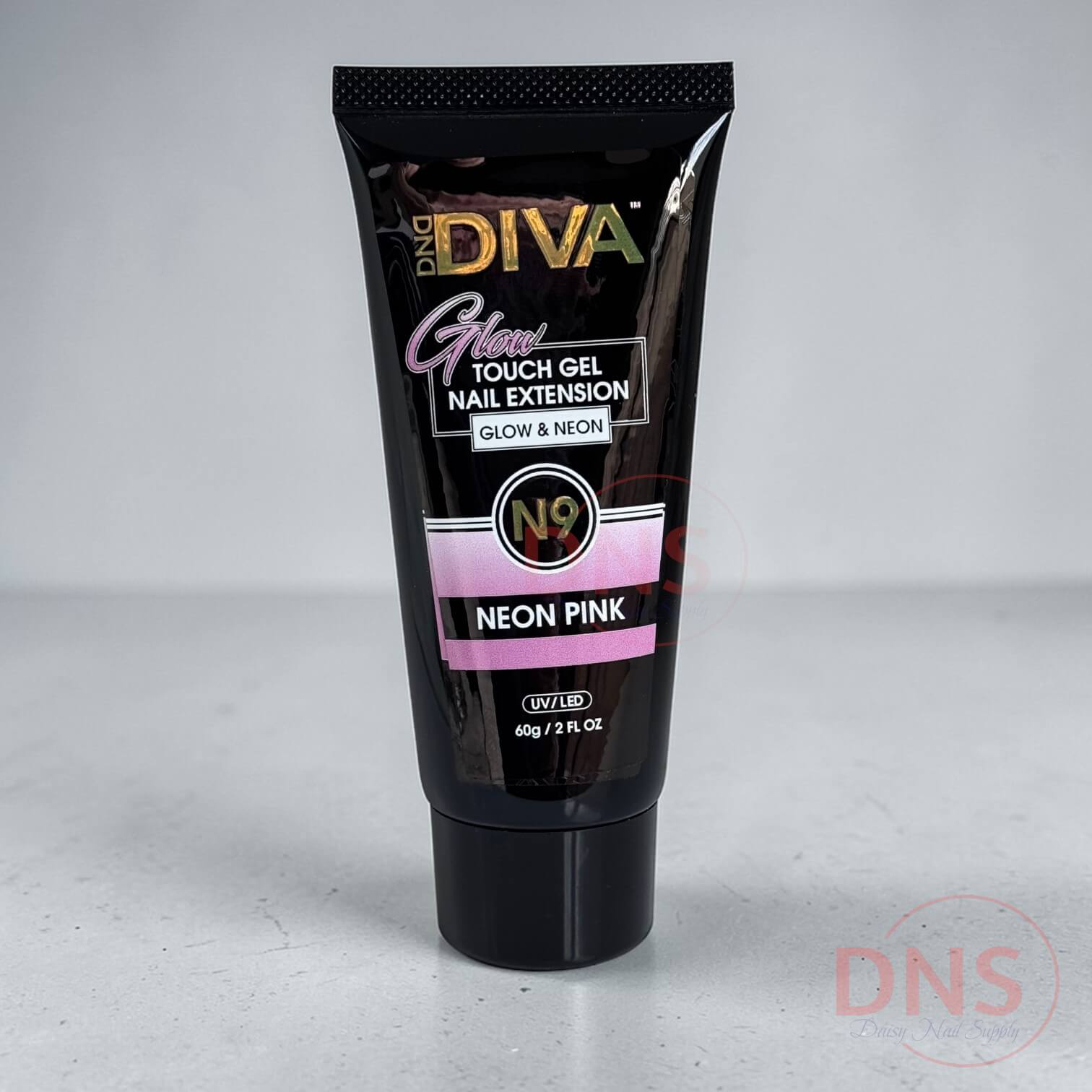 Diva Touch Gel Nail Extension 2 Fl Oz - N9 Neon Pink